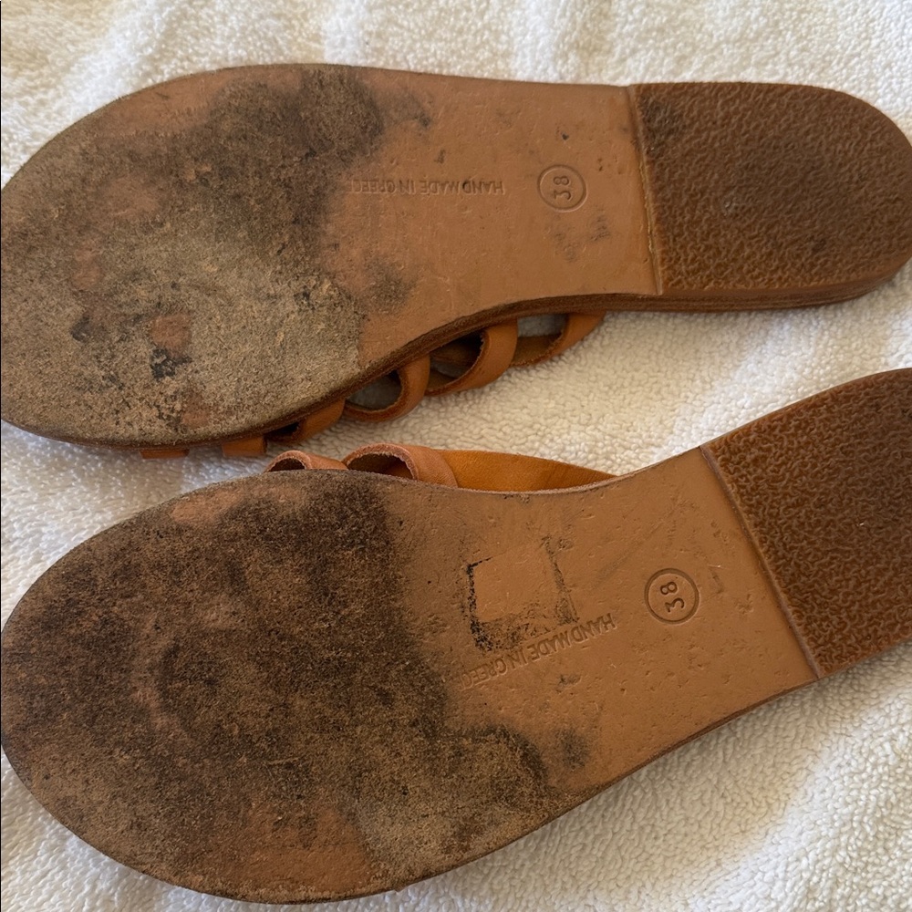 Ancient Greek Sandals Women's Brown Strappy Sandals - Picture 4 of 5